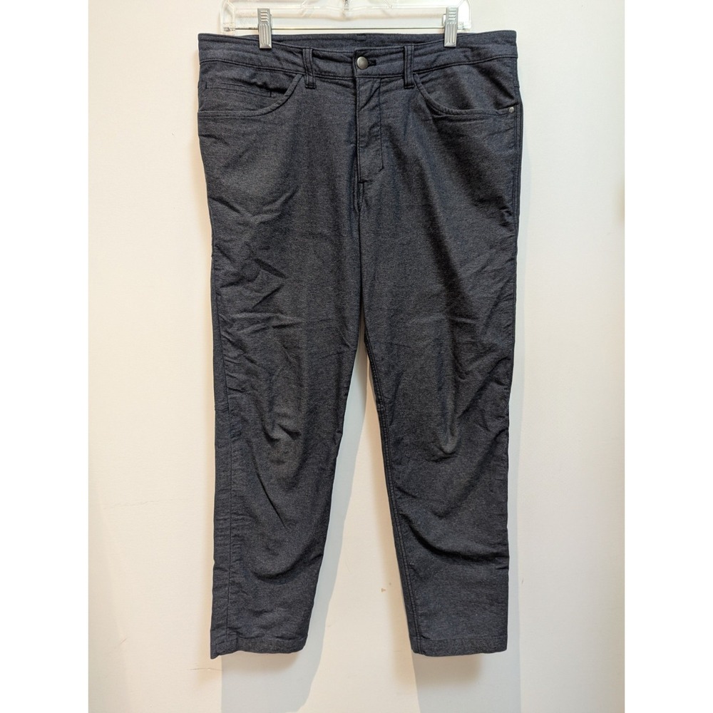 Lululemon ABC 5 Pocket Pant Mens Size 33 x 28 Slim Fit‎ Tech Canvas Blue Stretch